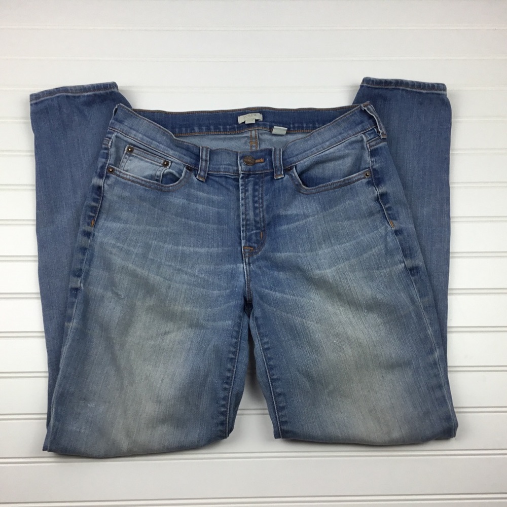 J. Crew Busted Knee Skinny Jeans - Picture 2 of 8